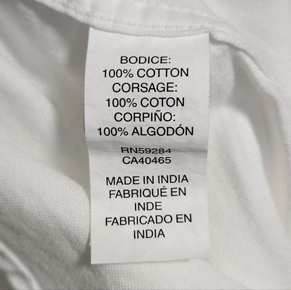 3/$15 Children's Place White Cotton Button Down Shirt, Size 10-12 ~ EUC - Picture 6 of 7